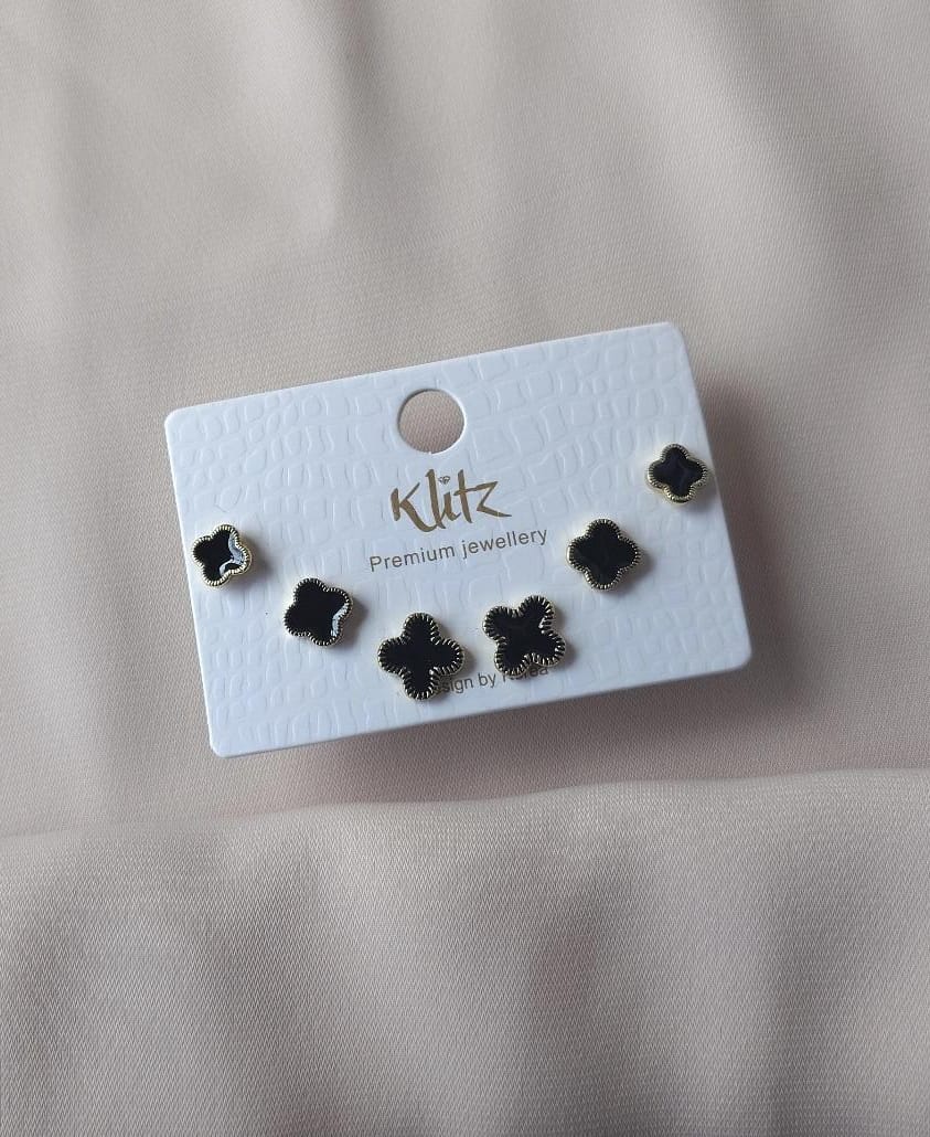 Korean Earring Card- Clover