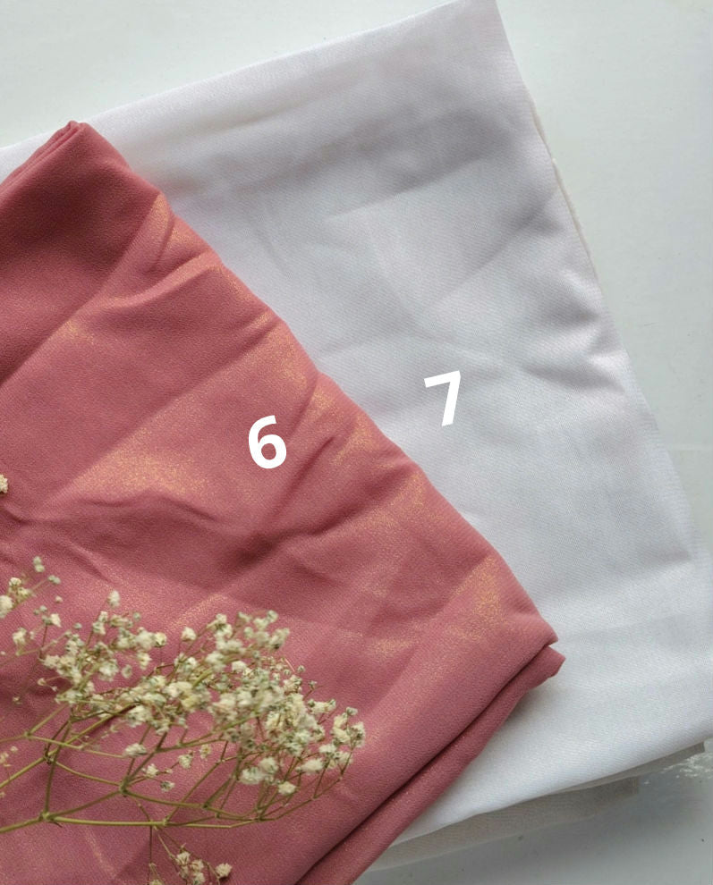 Georgette Shimmer Hijab