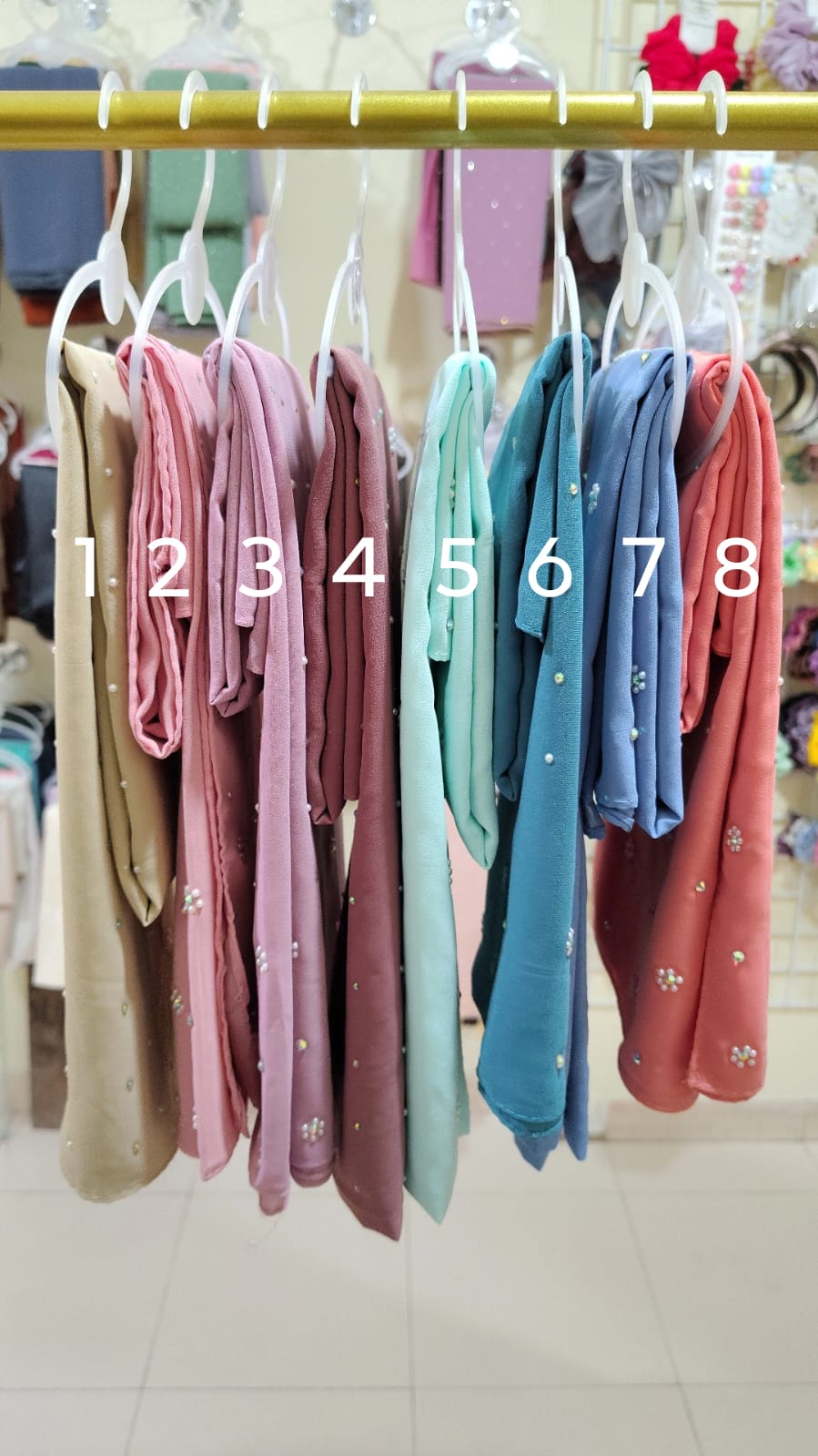 Floral Moonlight Hijab