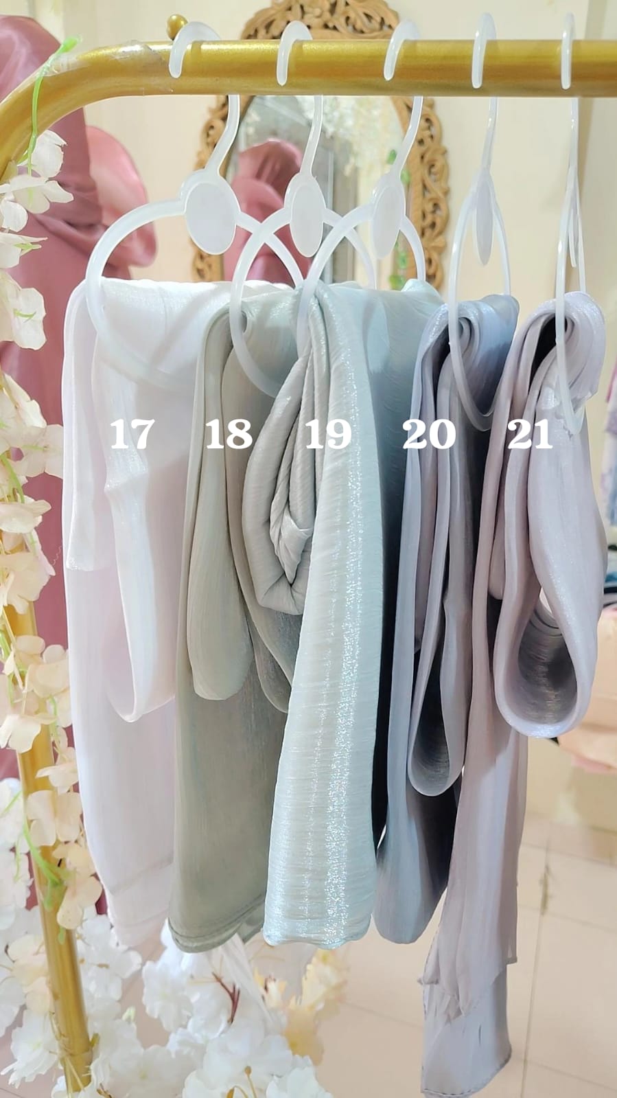 Premium organza hijabs