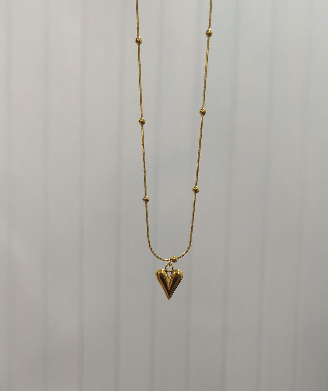 Anti tarnish neckchain - Heart