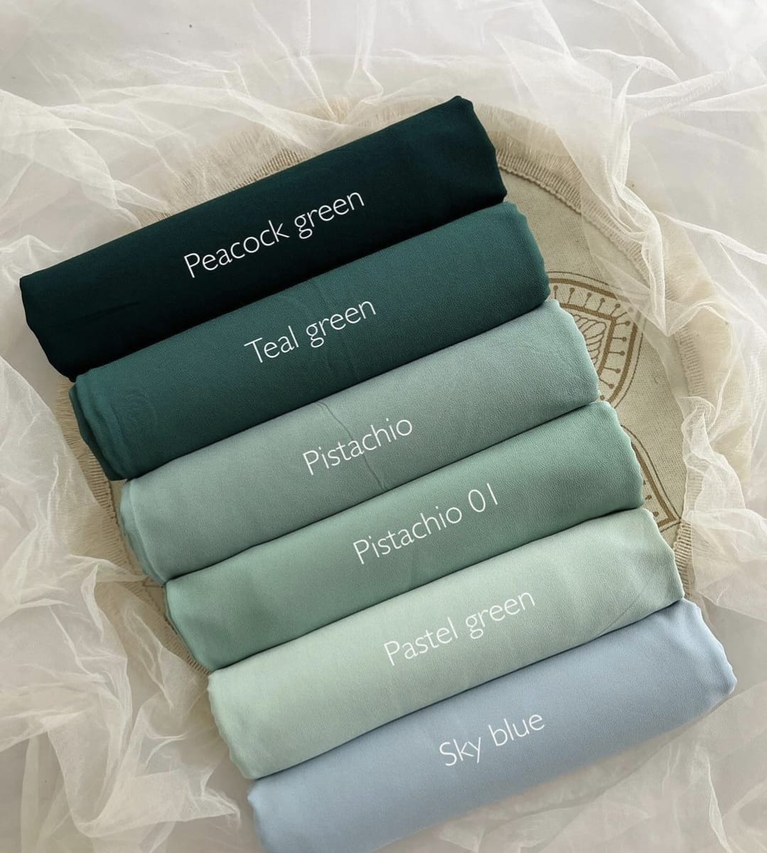 Plain Chiffon Hijabs