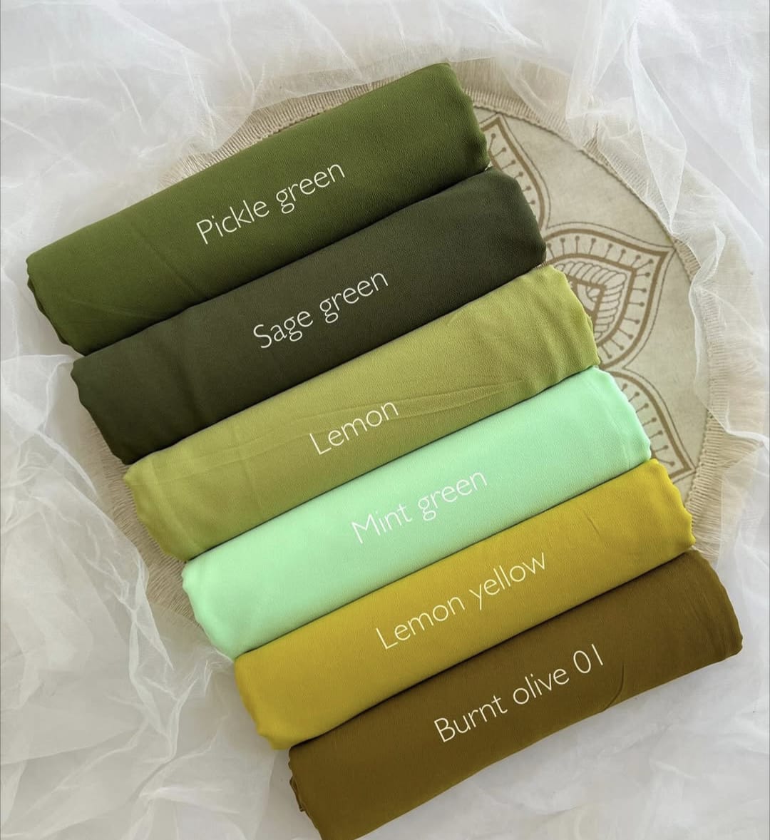 Plain Chiffon Hijabs