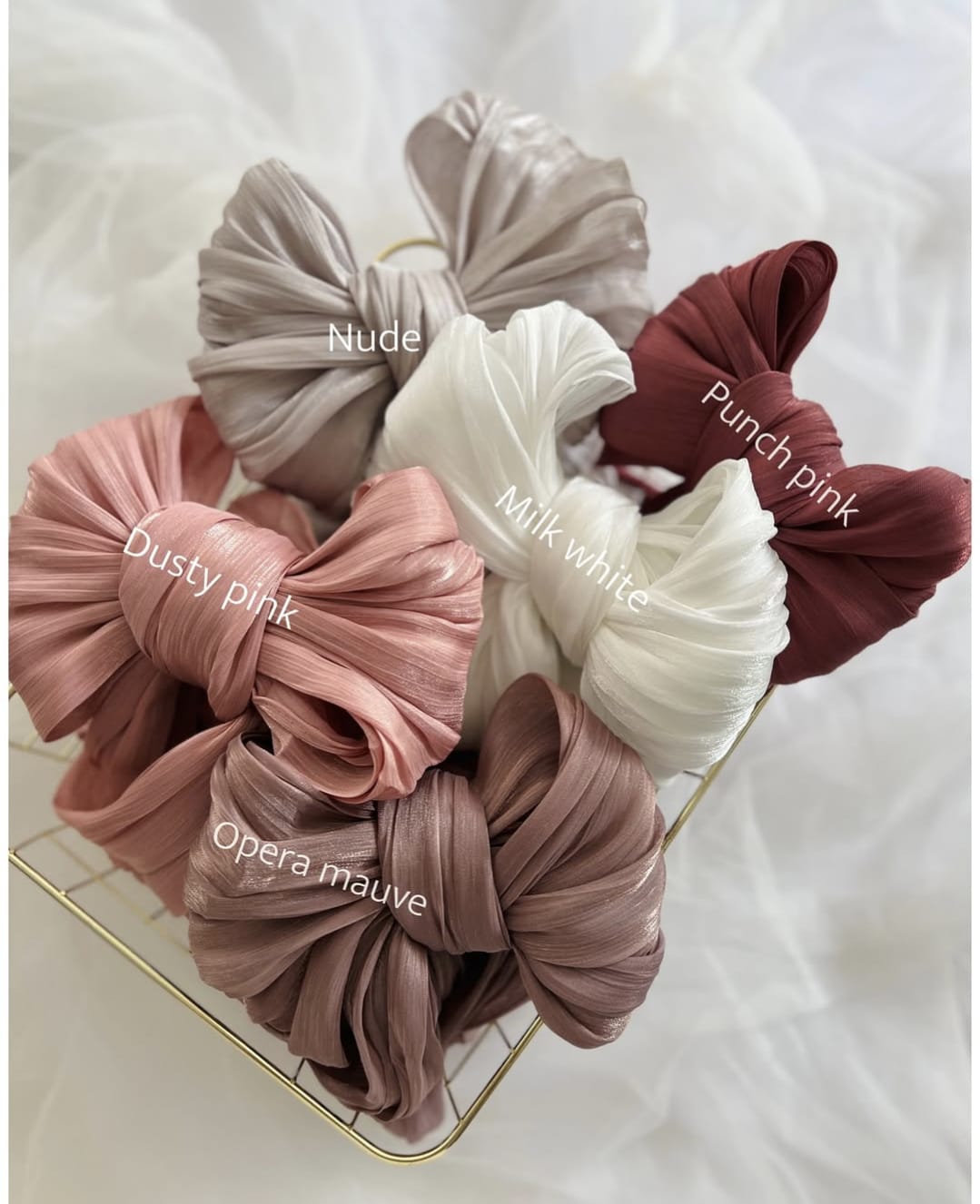 Premium organza hijabs