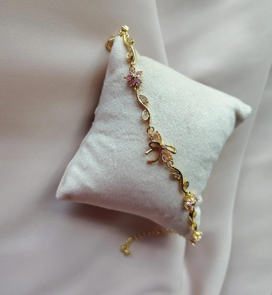 Sakura Bow Bracelet