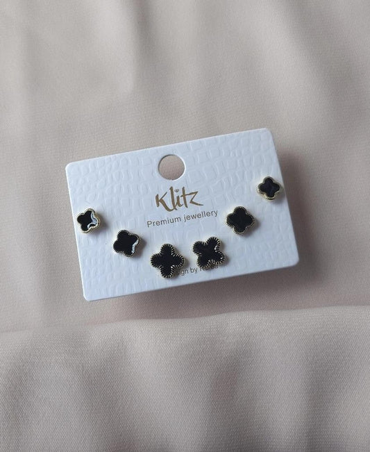 Korean Earring Card- Clover