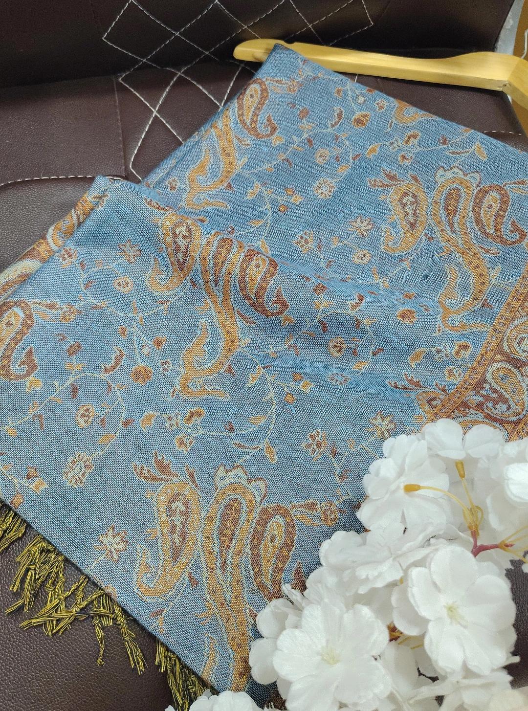Celeste Paisley Pashmina Shawl
