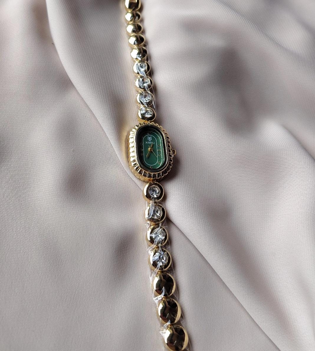 Sapphire Mist Bracelet Watch- Green