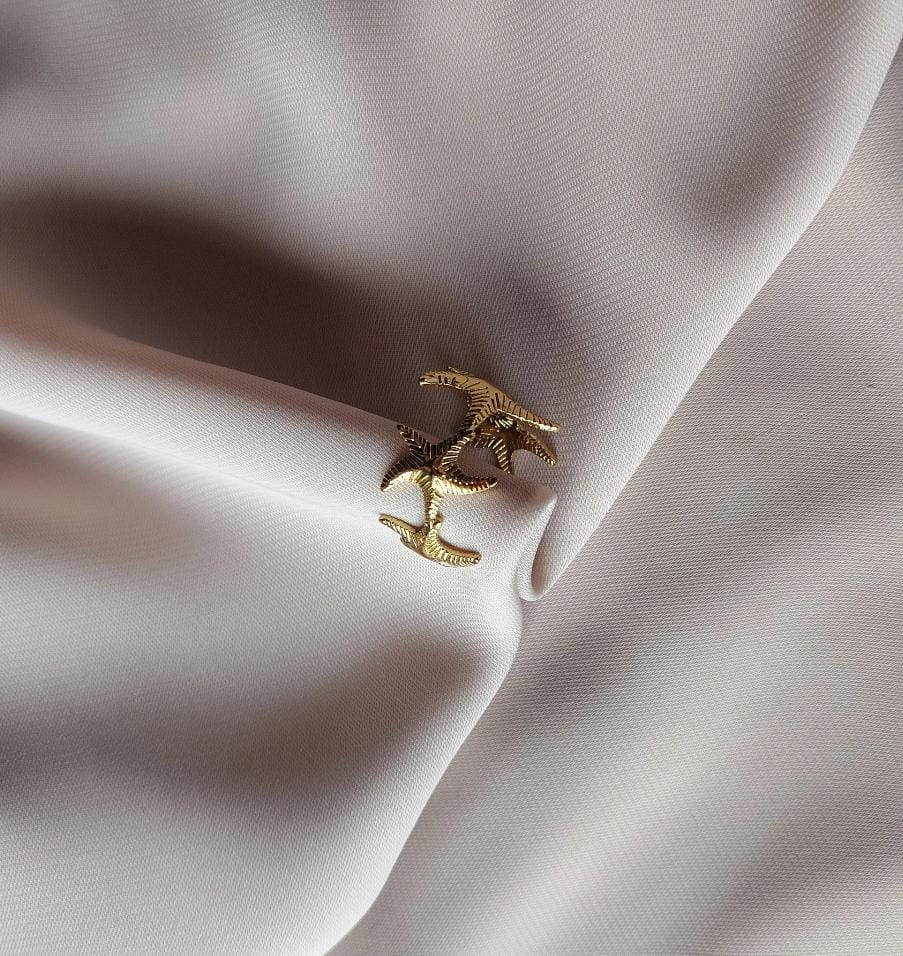 Golden Shore Starfish Ring