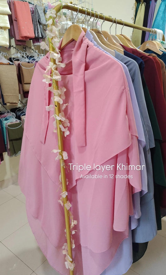 Triple Layer Khimar
