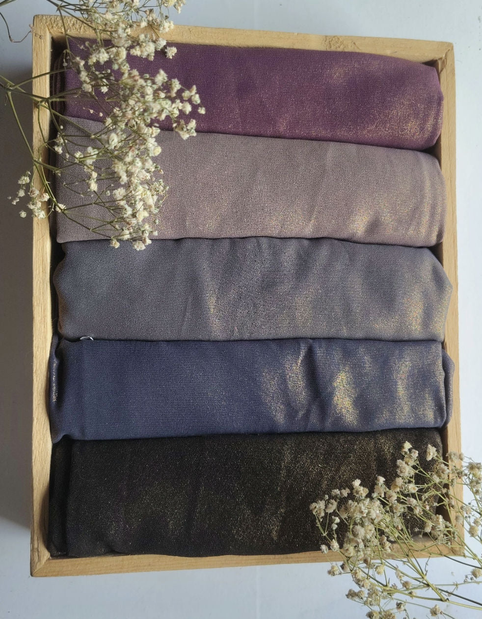 Georgette Shimmer Hijab