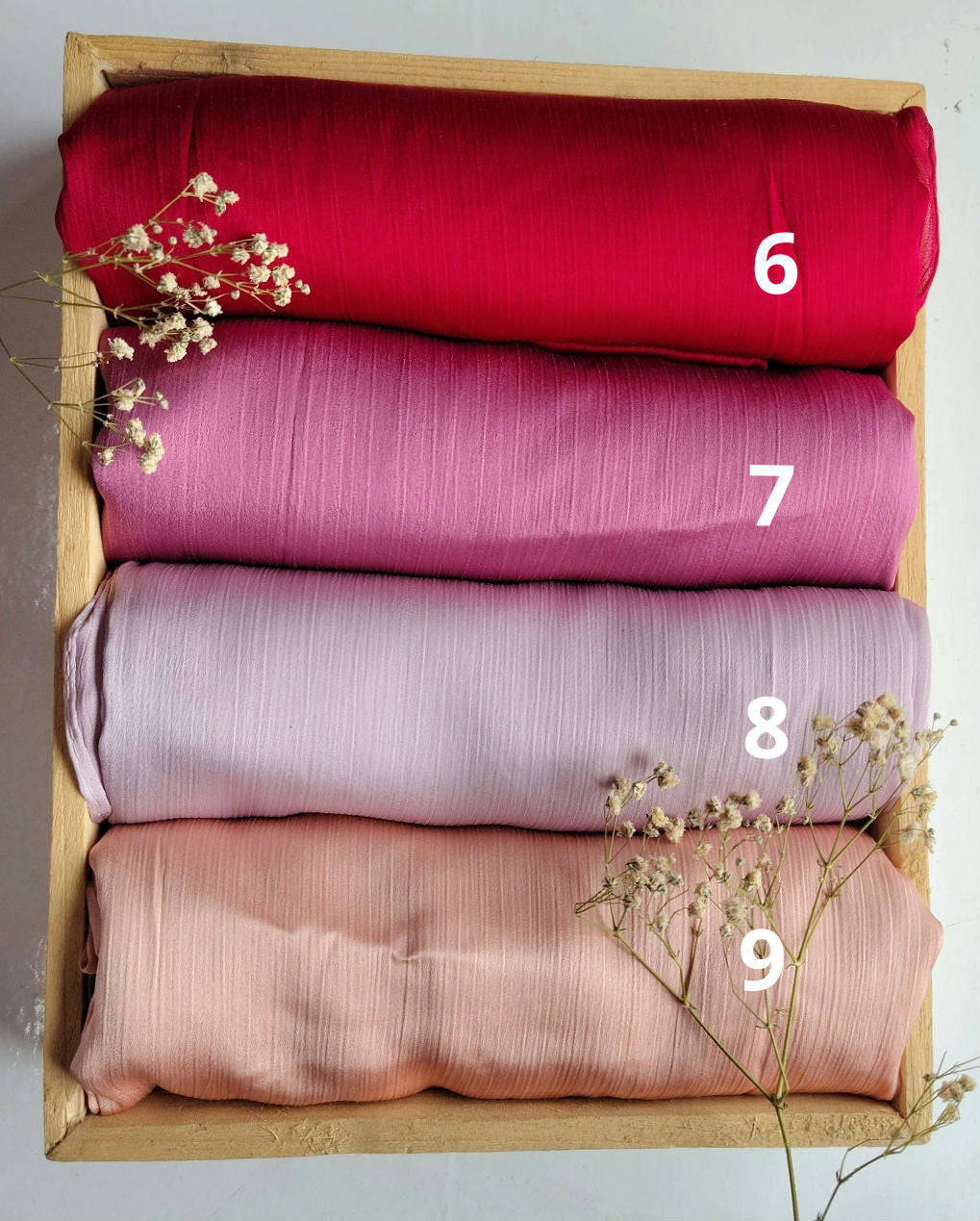 Muna satin hijabs