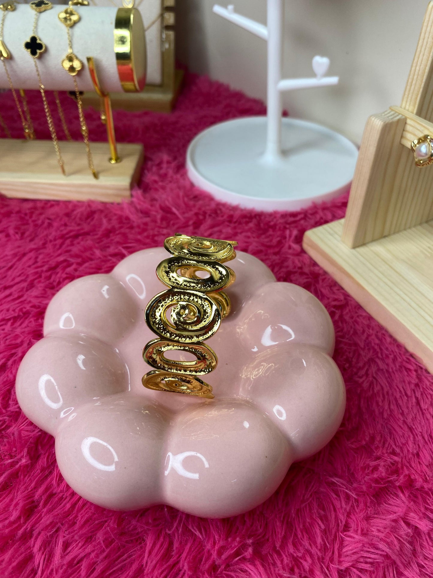 Korean statement kada bracelet