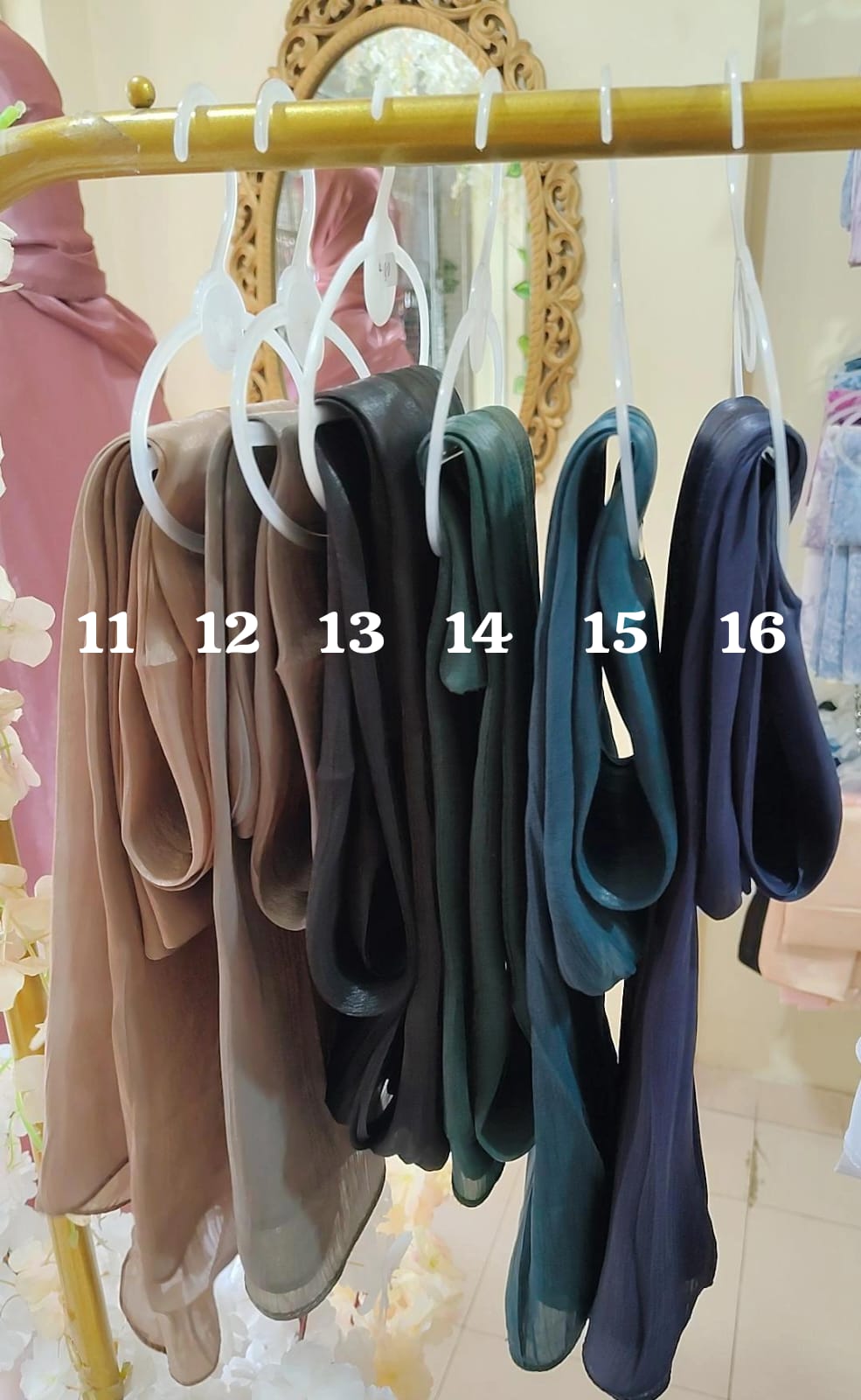 Premium organza hijabs