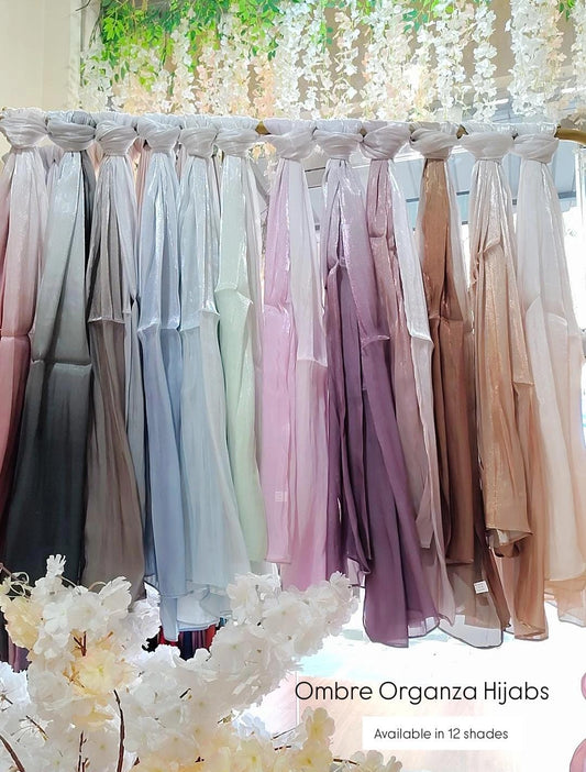 Ombre Organza Hijabs