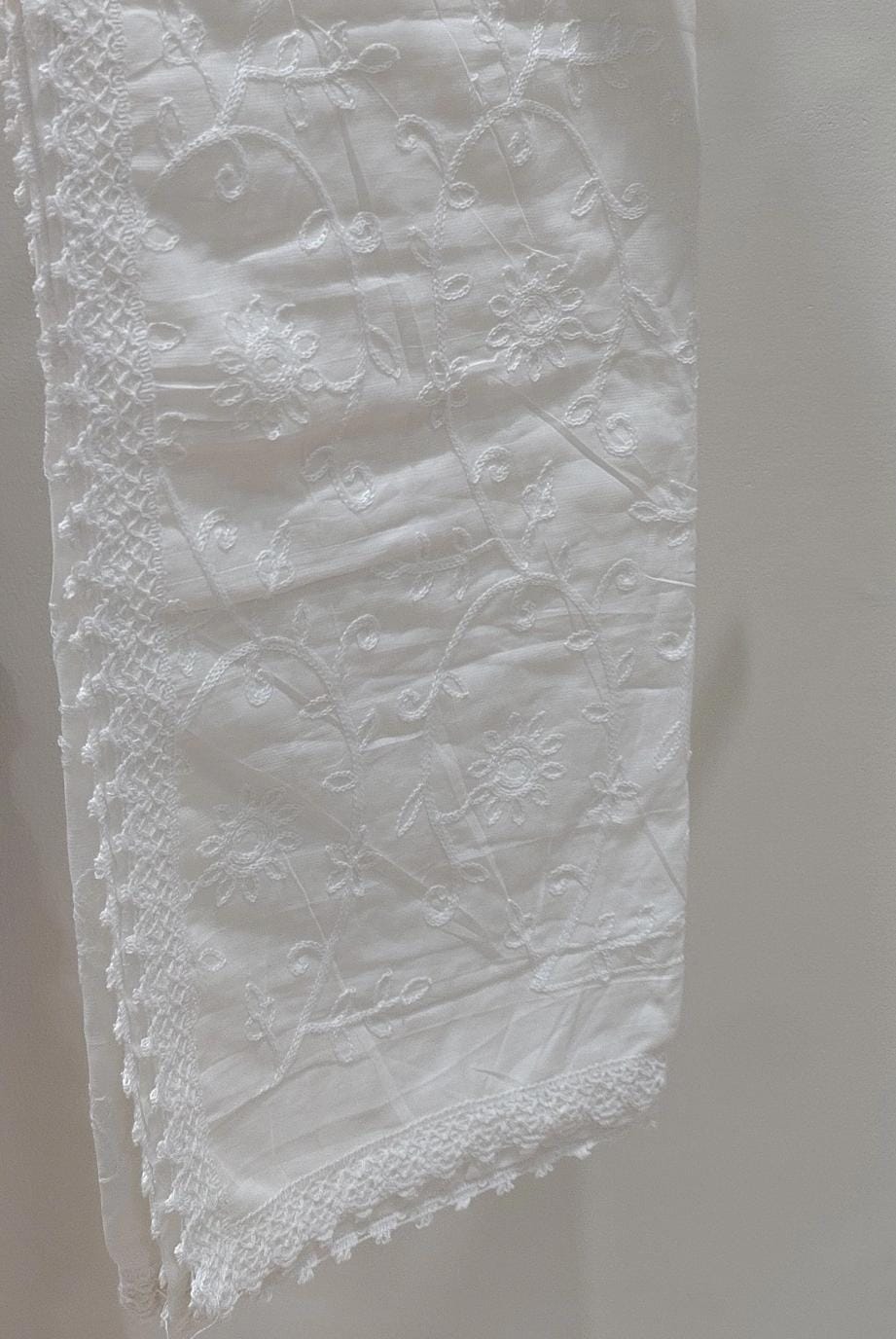 White Namaz Duppata