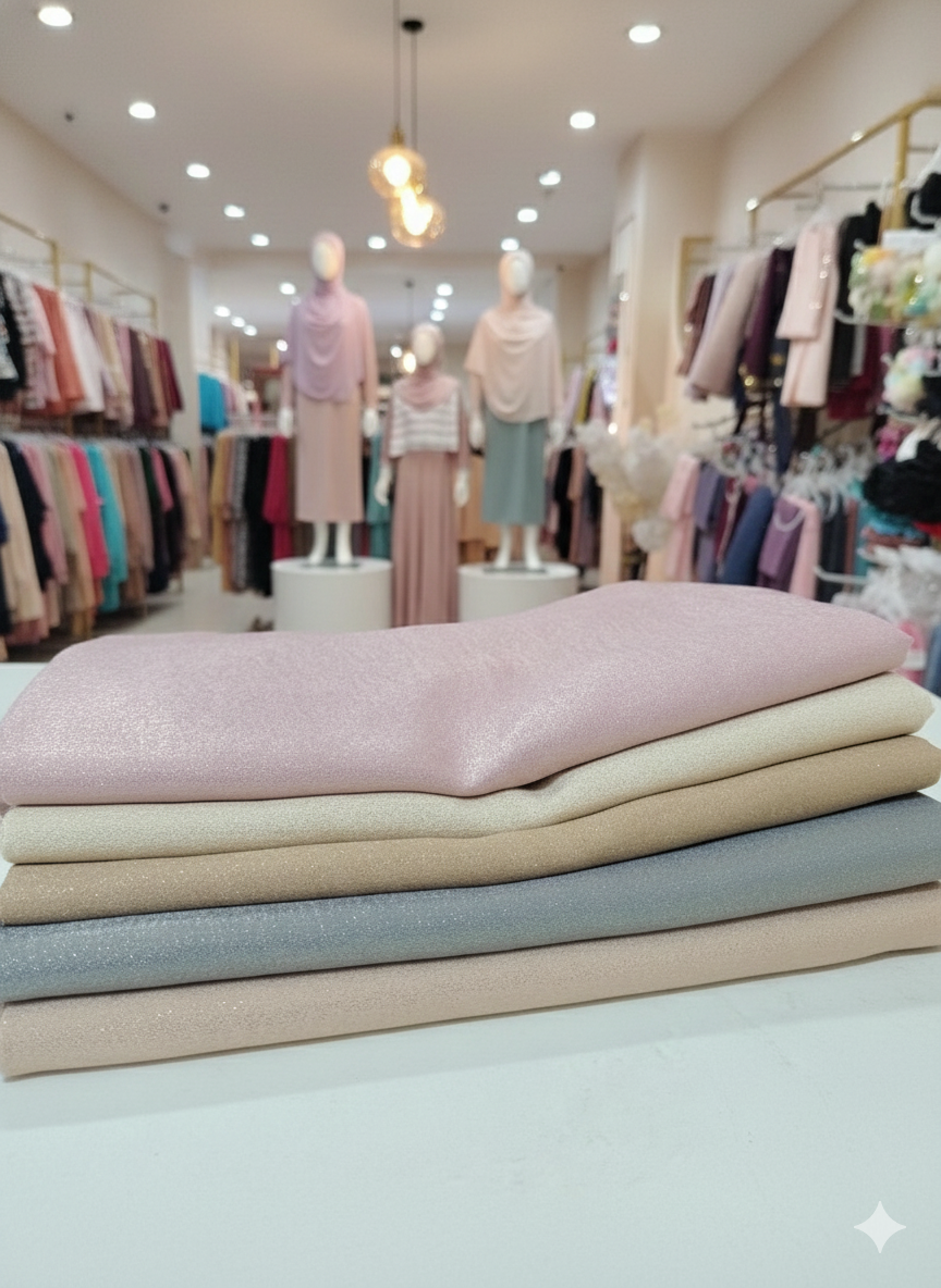 Velvet Shimmer Hijab