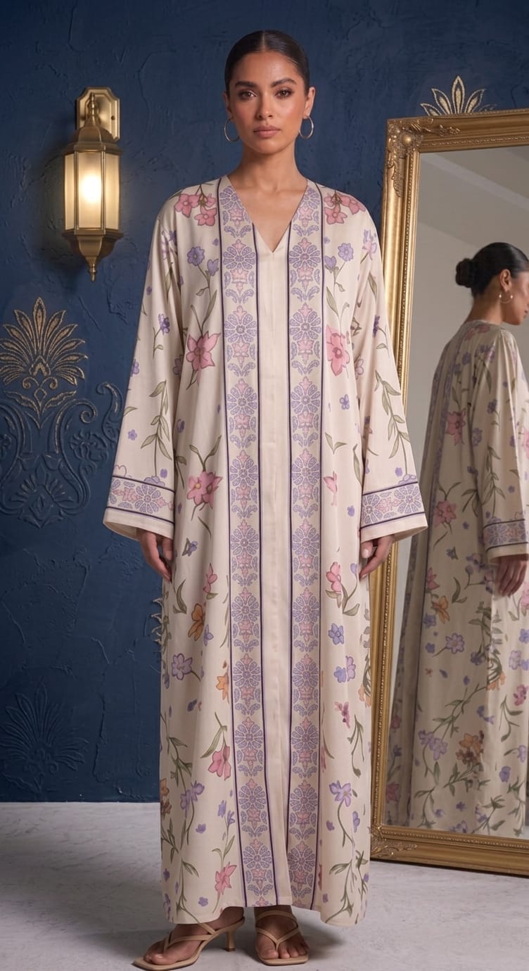 White lily Abaya