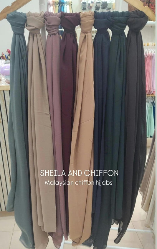 Sheila and Chiffon Hijab