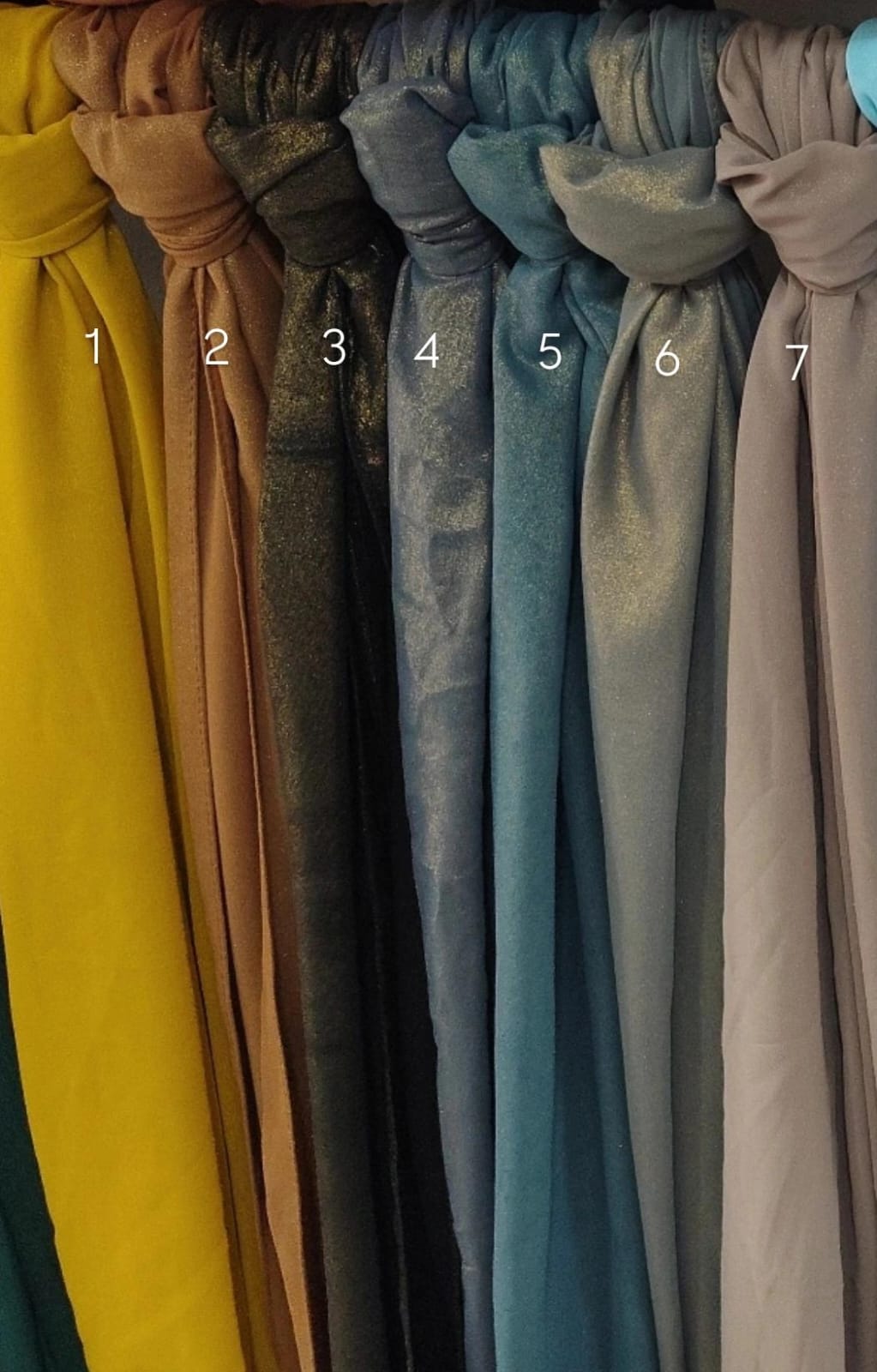 Georgette Shimmer Hijab