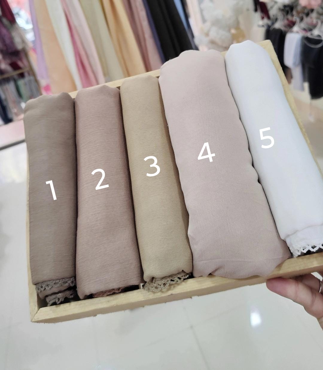 Cotton Crochet hijabs