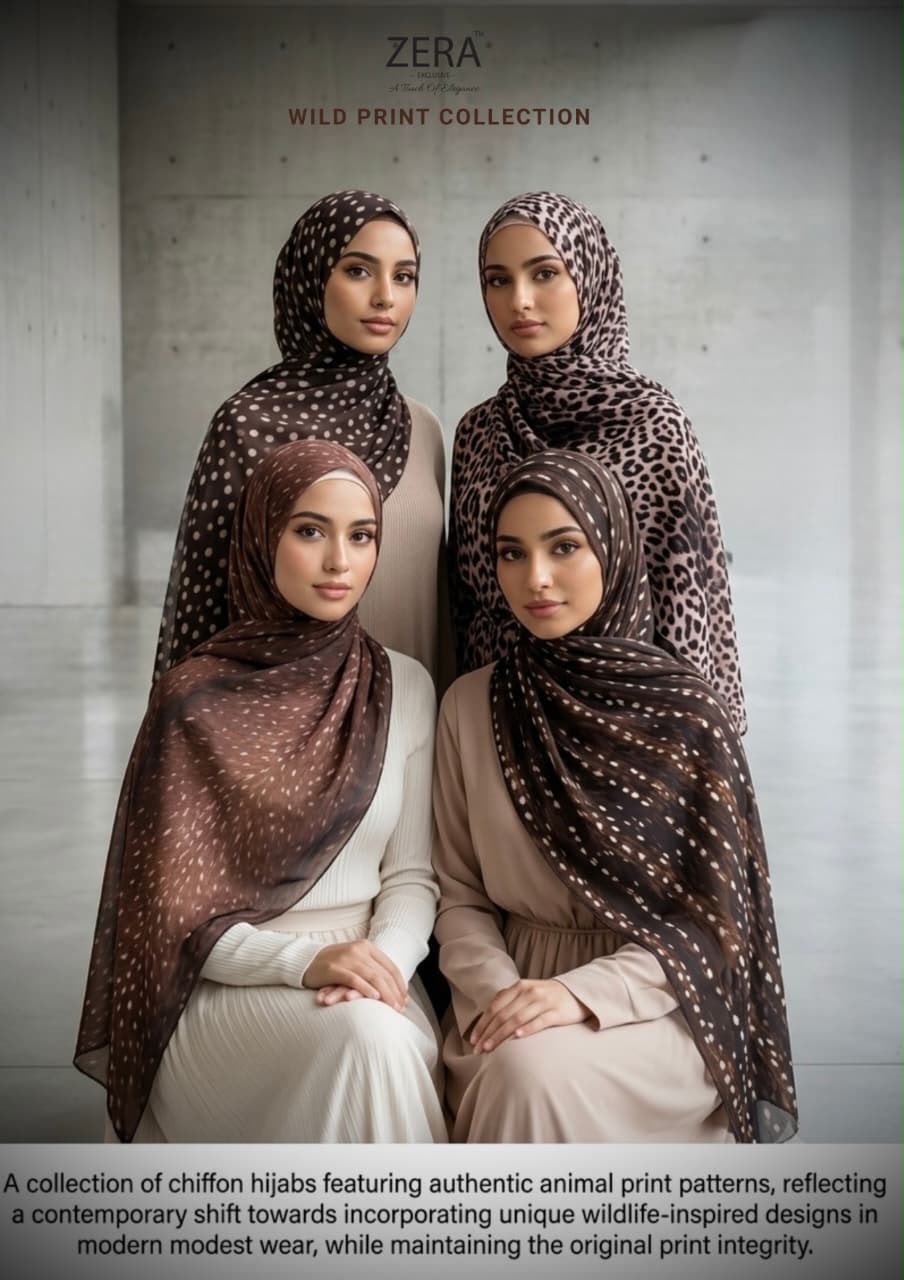 ZERA Wild print hijabs