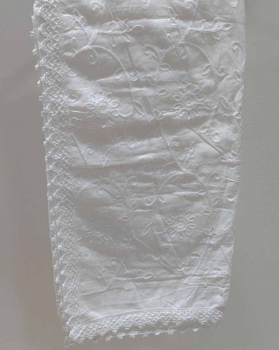 White Namaz Duppata