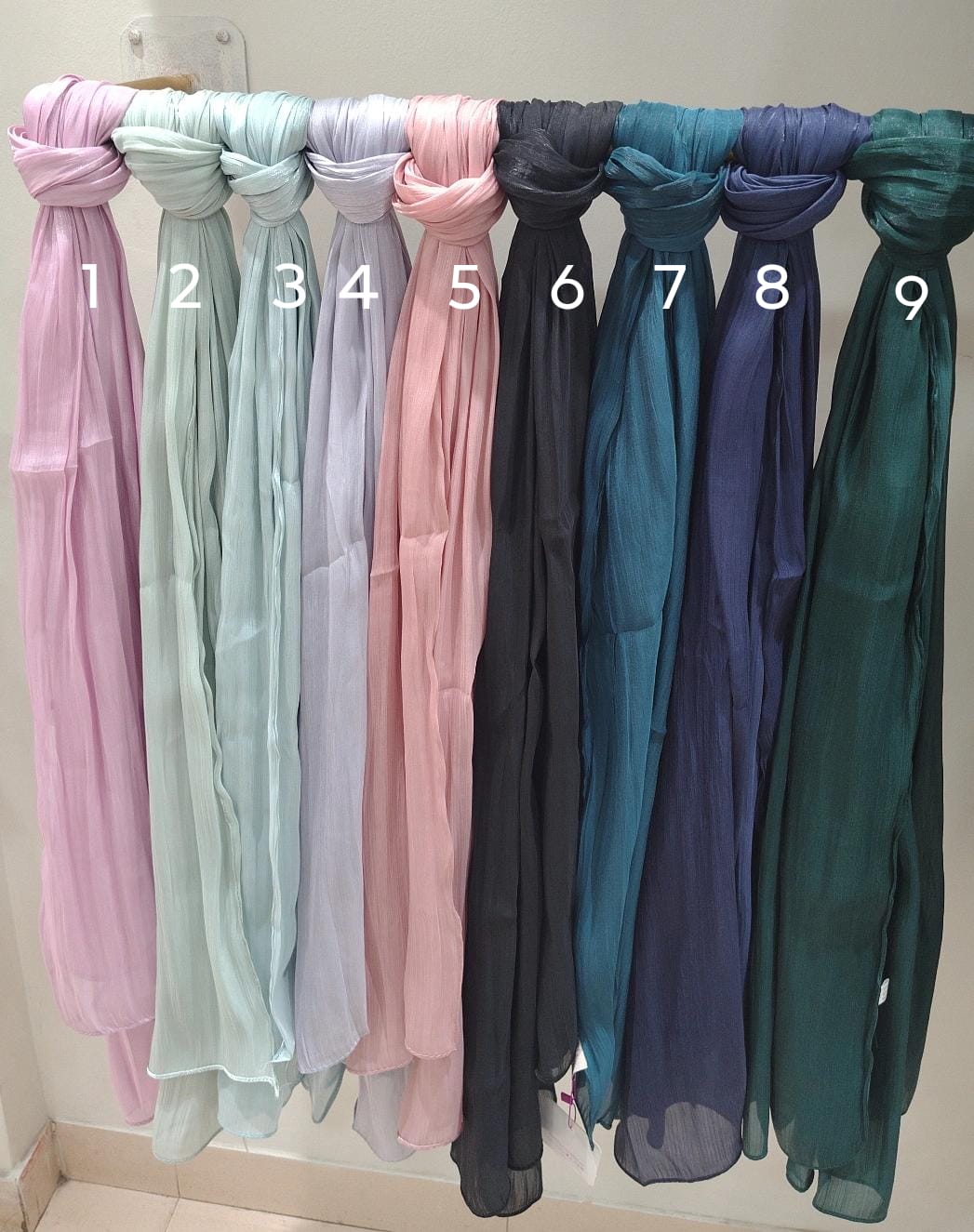 Premium organza hijabs