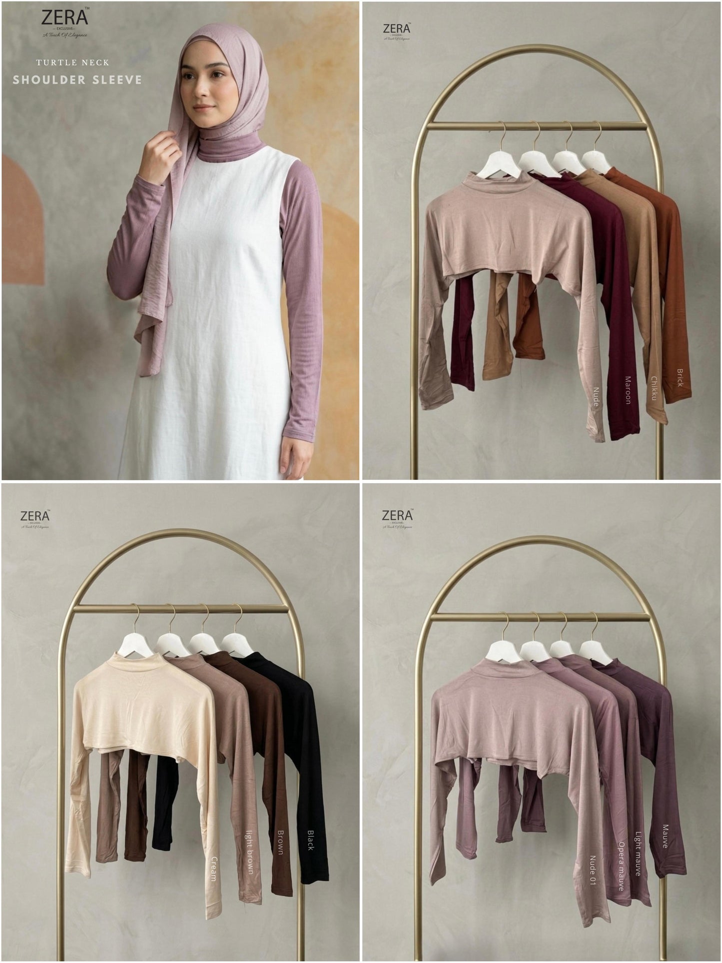 MOJA Turtle neck shoulder sleeve