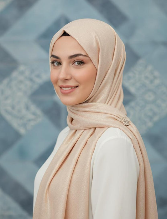 Velvet Shimmer Hijab