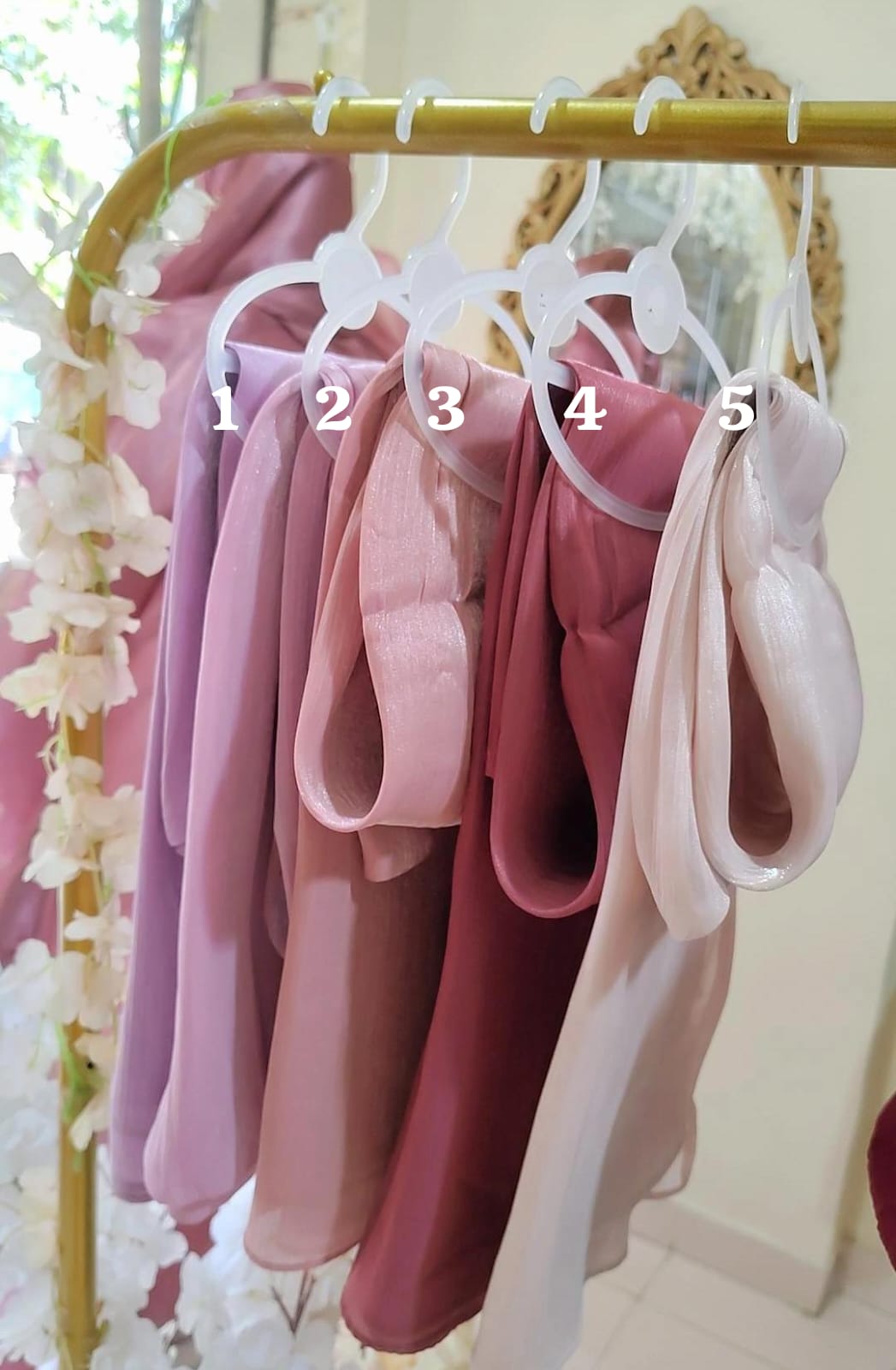 Premium organza hijabs