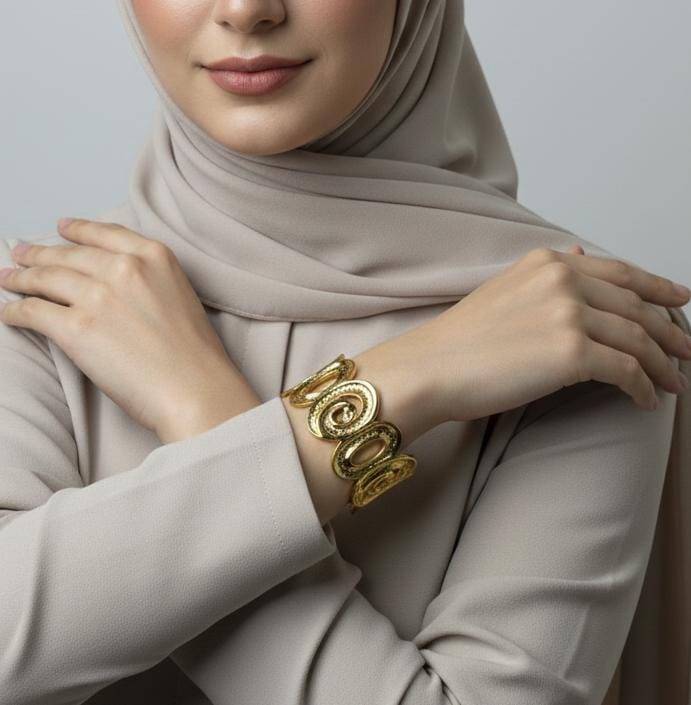 Korean statement kada bracelet