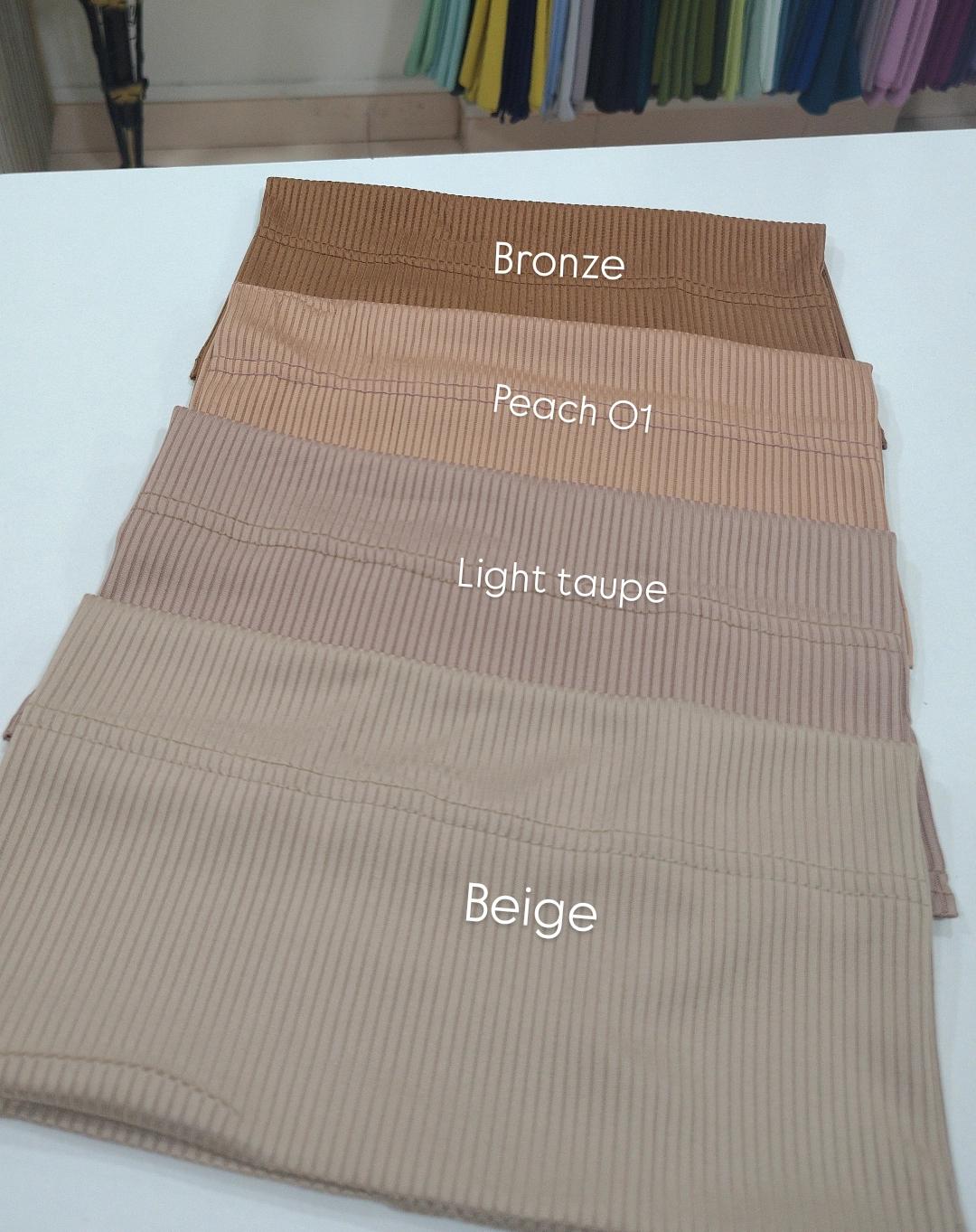 Ribbed tube caps