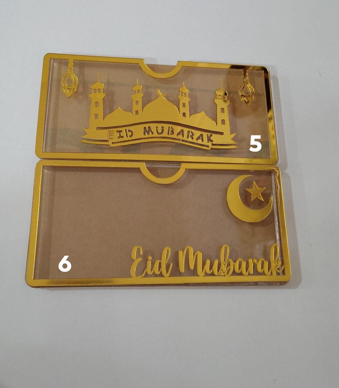 Acrylic Eidi envelope