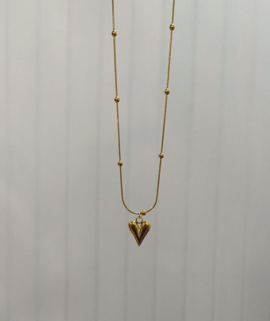 Anti tarnish neckchain - Heart