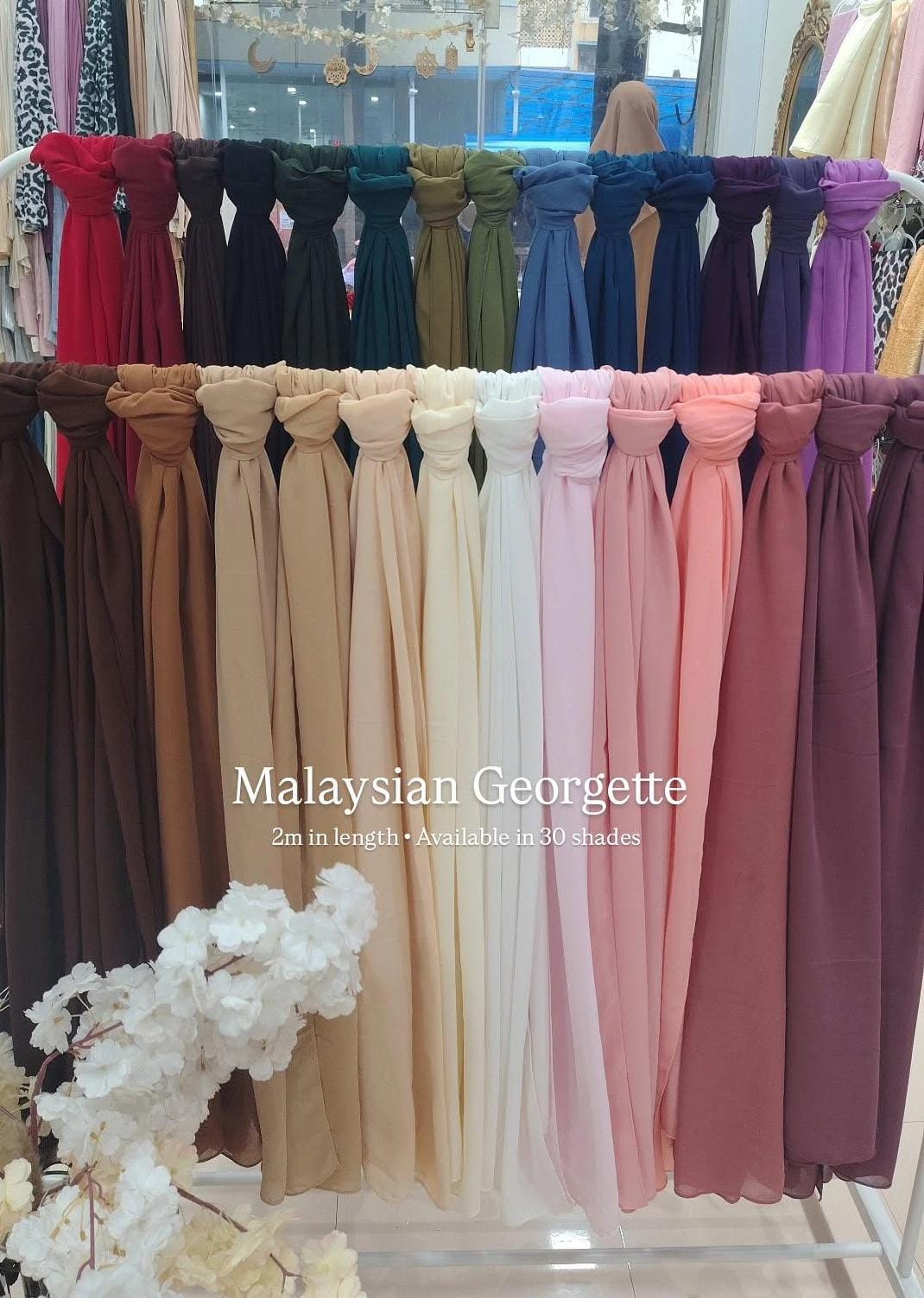 Malaysian Georgette Hijabs