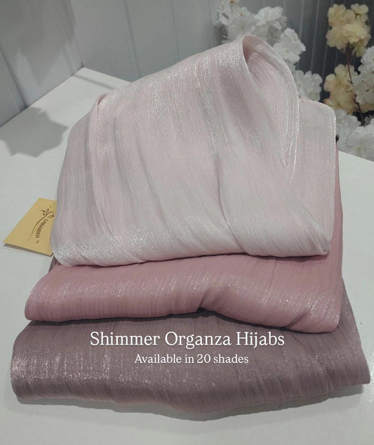 Shimmer Organza Hijabs